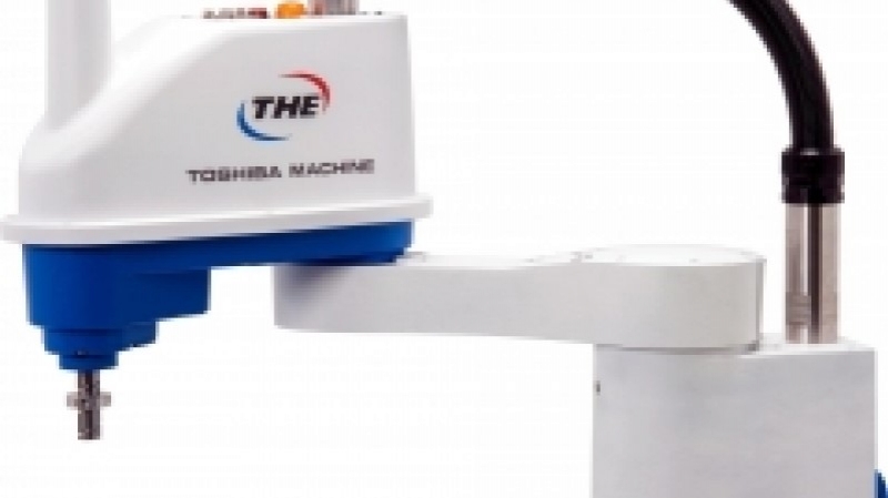 自社展にロボットの新製品を参考出展／東芝機械