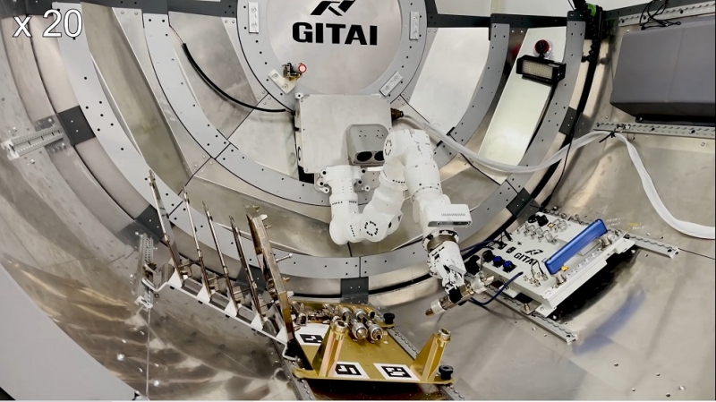 ロボットによる宇宙での組み立て作業、地上での実証に成功／GITAI Japan
