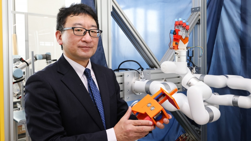 [気鋭のロボット研究者vol.17]動力いらずのハンド【前編】／大阪工業大学　野田哲男教授