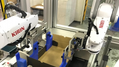 独自開発したロボットでの実証実験を開始／キリンホールディングス