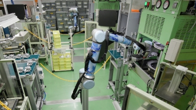 愛同工業の自動車部品工場に協働ロボ導入／ユニバーサルロボット