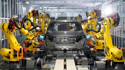 独自コンセプトの生産ラインを公開／日産自動車