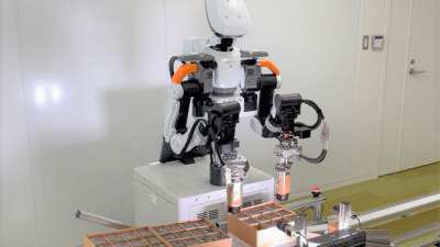 AI＋ヒト型ロボットで外観検査を自動化／兼松
