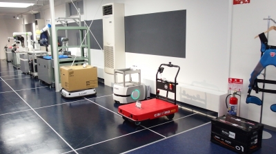 [ショールーム探訪vol.2]幅広いメーカーの協働ロボット、AGVが一堂に【後編】／オリッ……