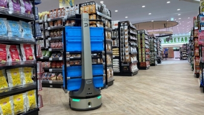 物流ロボットがスーパーマーケットに採用／GROUND