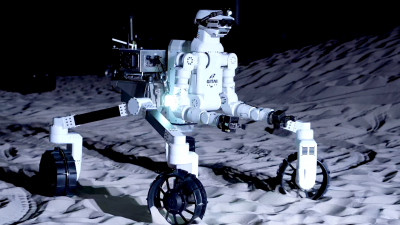 月面作業用ロボットを開発、模擬月面での実証に成功／GITAI