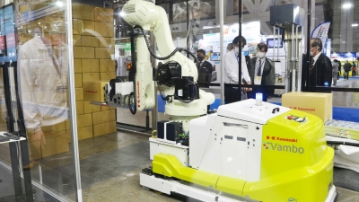 [国際ロボット展 特別リポートvol.8]物流業務向けに注力／川崎重工業