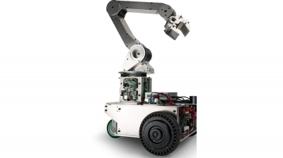 台車搭載に適したROS対応ロボットアームを発売／ヴイストン