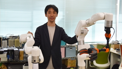 [気鋭のロボット研究者vol.27]触覚の技術生かして協調作業／名古屋工業大学　田中由浩教……