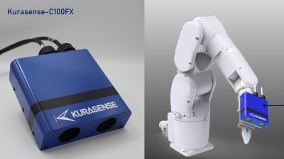 ３Dビジョンセンサー「クラセンス」にアーム先端に搭載できるヘッド分離型が登場／クラボウ