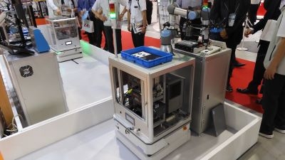 搬送の後工程も自動化できるように／シナノケンシ