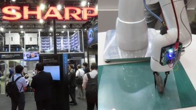 新規事業は「ロボット・自動化」、大手企業の展示に注目集まる／シャープ、DIC