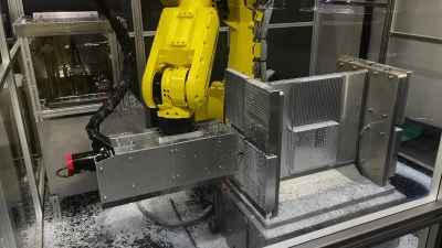 「ウェット加工」ができるロボット切削システムを開発／豊電子工業