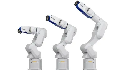 垂直多関節ロボットの新シリーズを受注開始、防じん・防水仕様で過酷な環境にも対応／エプソン販……