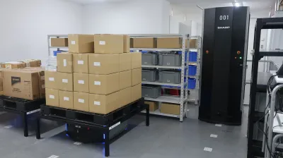 法人向けショールームをリニューアル、物流ロボットも展示／シャープ