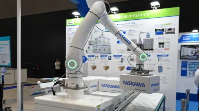 食品・包装向けの専門展でパレタイズや搬送の自動化提案／中部パック