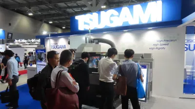 安定した高能率加工の自動化を訴求／ツガミ