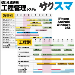 スマホ・ブラウザ工程管理システム「サクスマ」